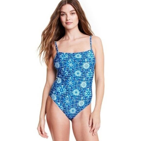 RHODE x Target Zinnia Floral Print One Piece Sz Medium - Picture 1 of 5